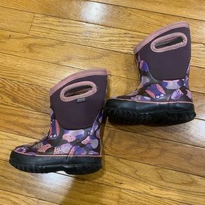 Girls bog rain boots